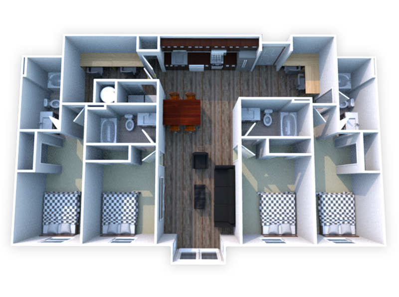 4 bed 4 bath